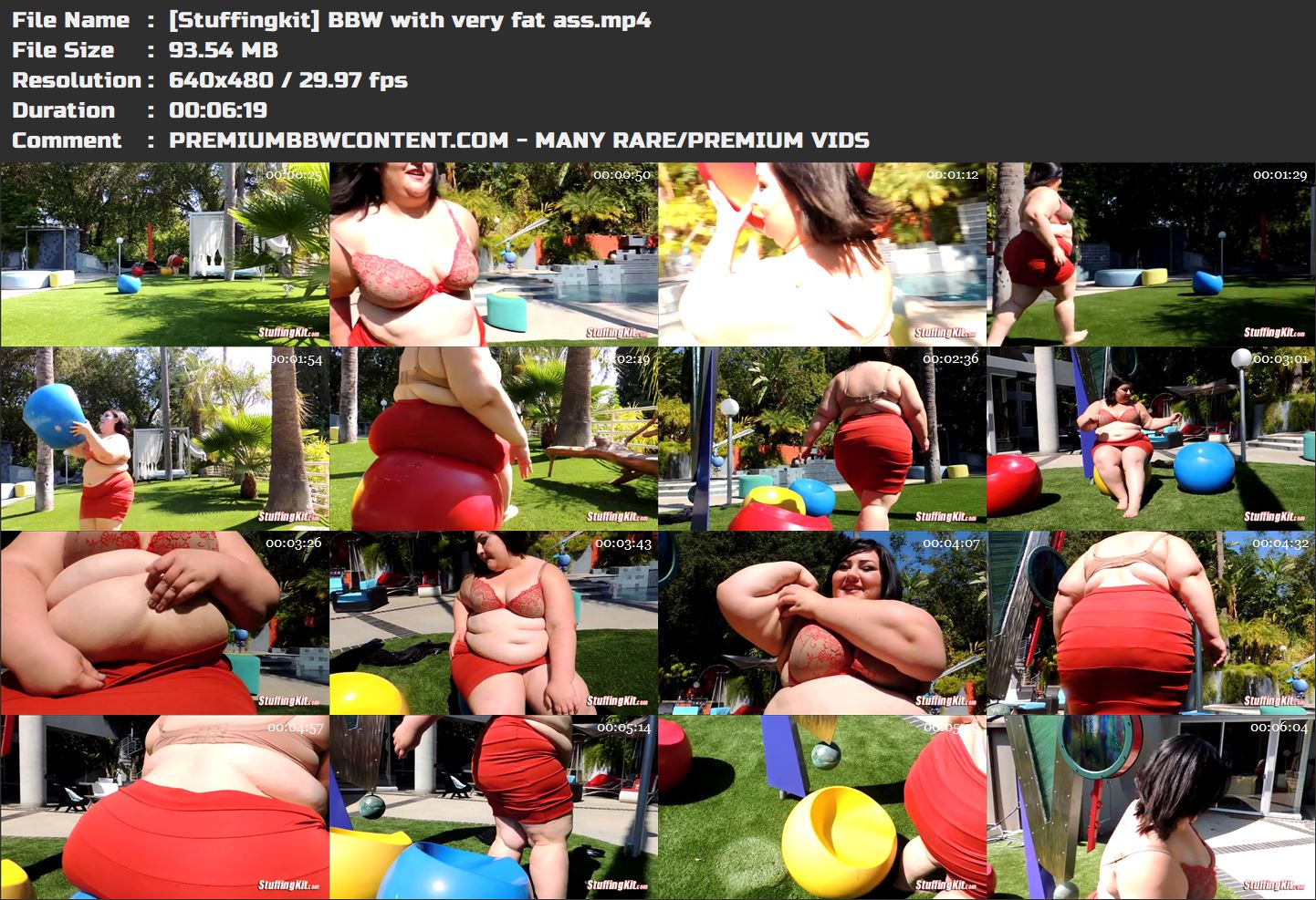 [Stuffingkit] BBW with very fat ass thumbnails