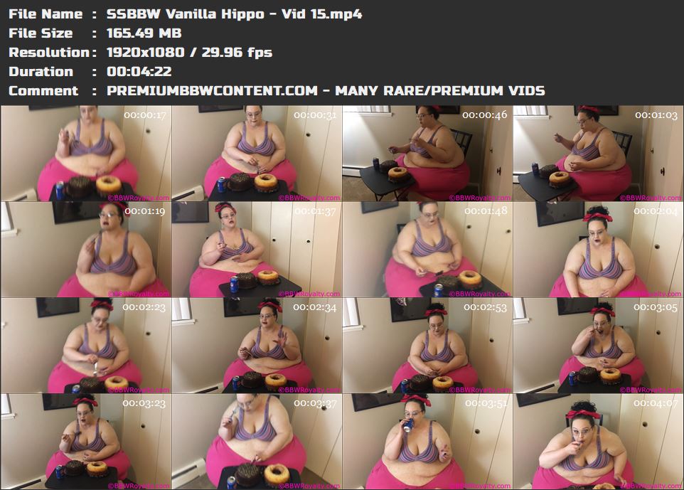 SSBBW Vanilla Hippo - Vid 15 thumbnails