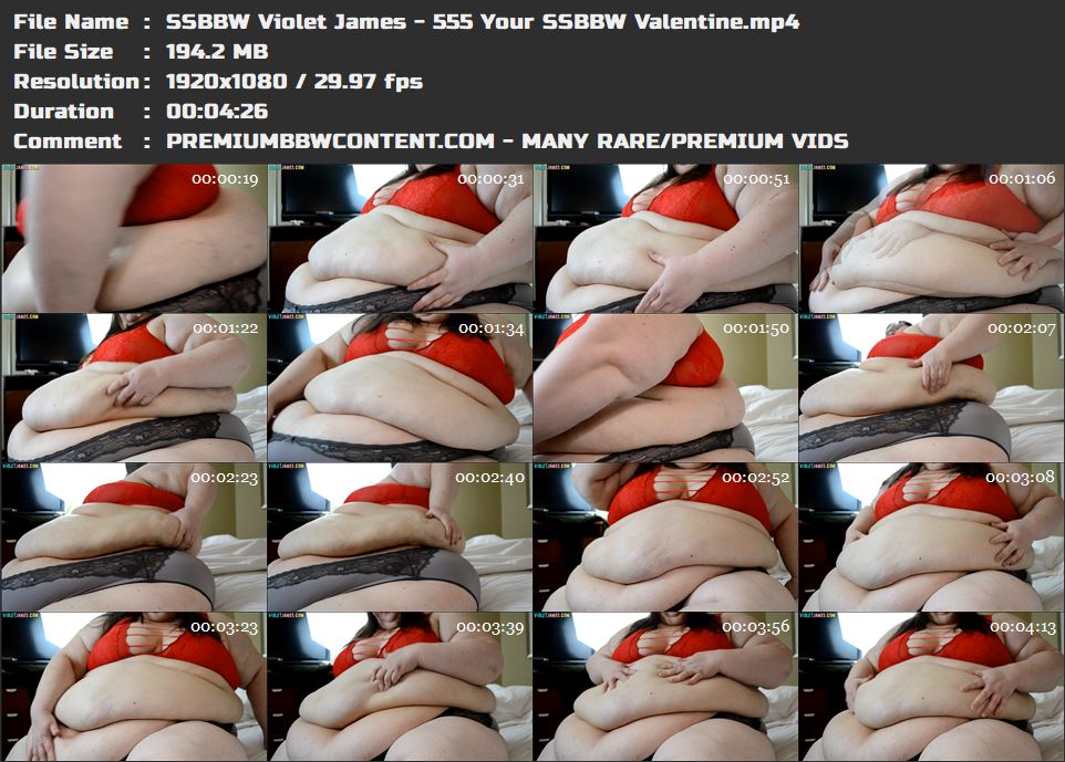 SSBBW Violet James - 555 Your SSBBW Valentine thumbnails
