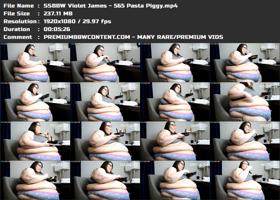 SSBBW Violet James - 565 Pasta Piggy thumbnails