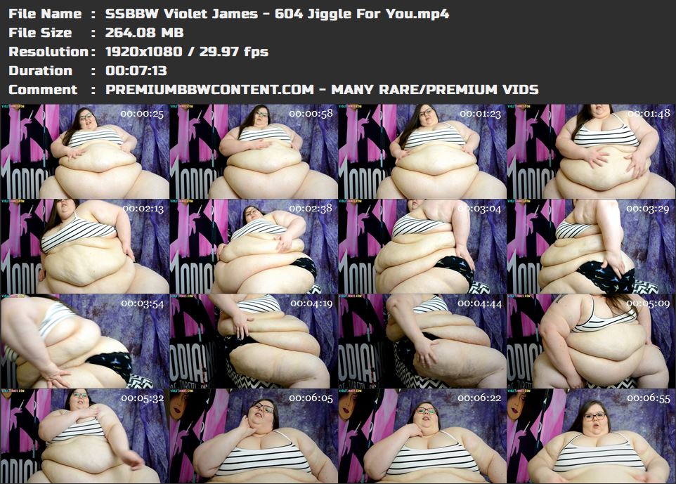 SSBBW Violet James - 604 Jiggle For You thumbnails