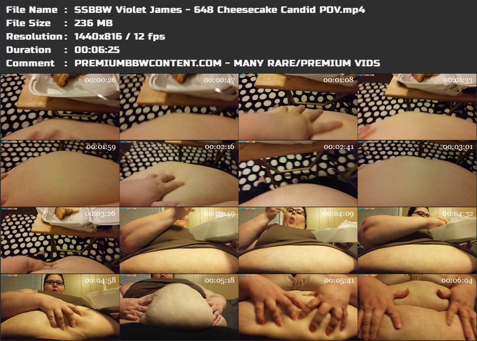 SSBBW Violet James - 648 Cheesecake Candid POV thumbnails