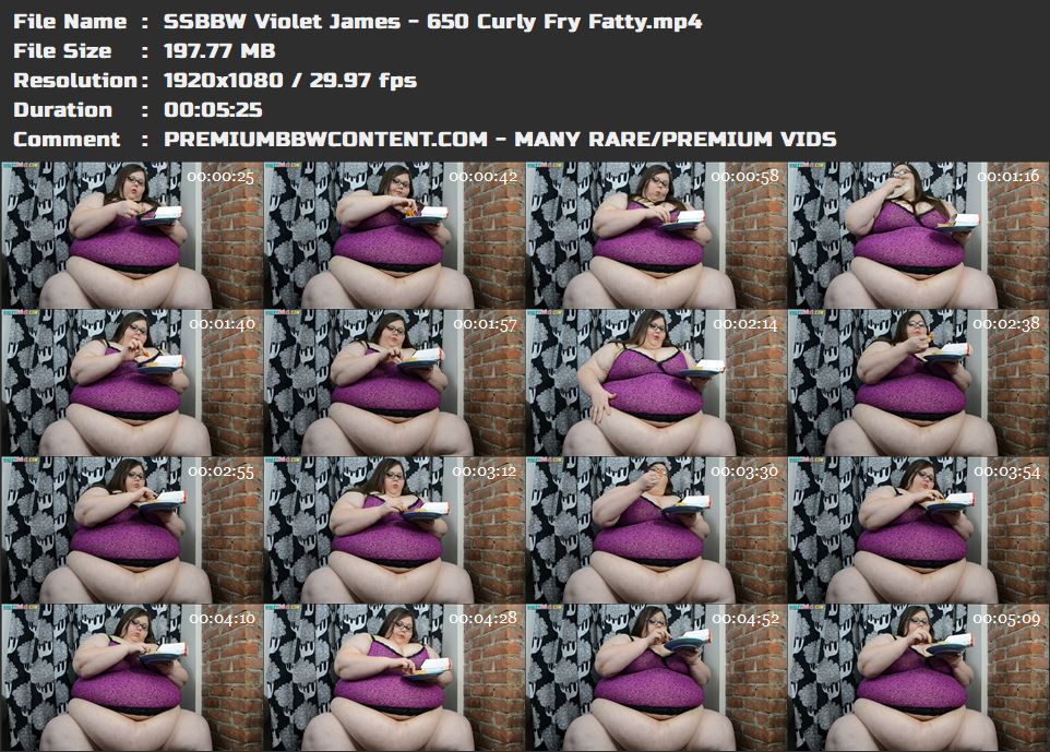 SSBBW Violet James - 650 Curly Fry Fatty thumbnails