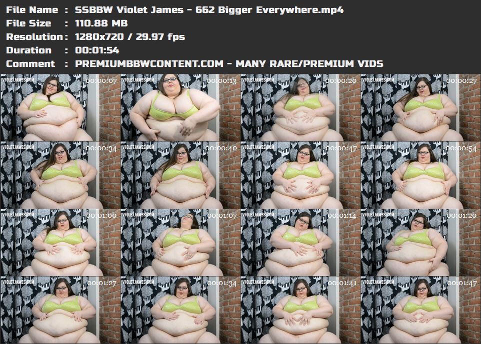 SSBBW Violet James - 662 Bigger Everywhere thumbnails