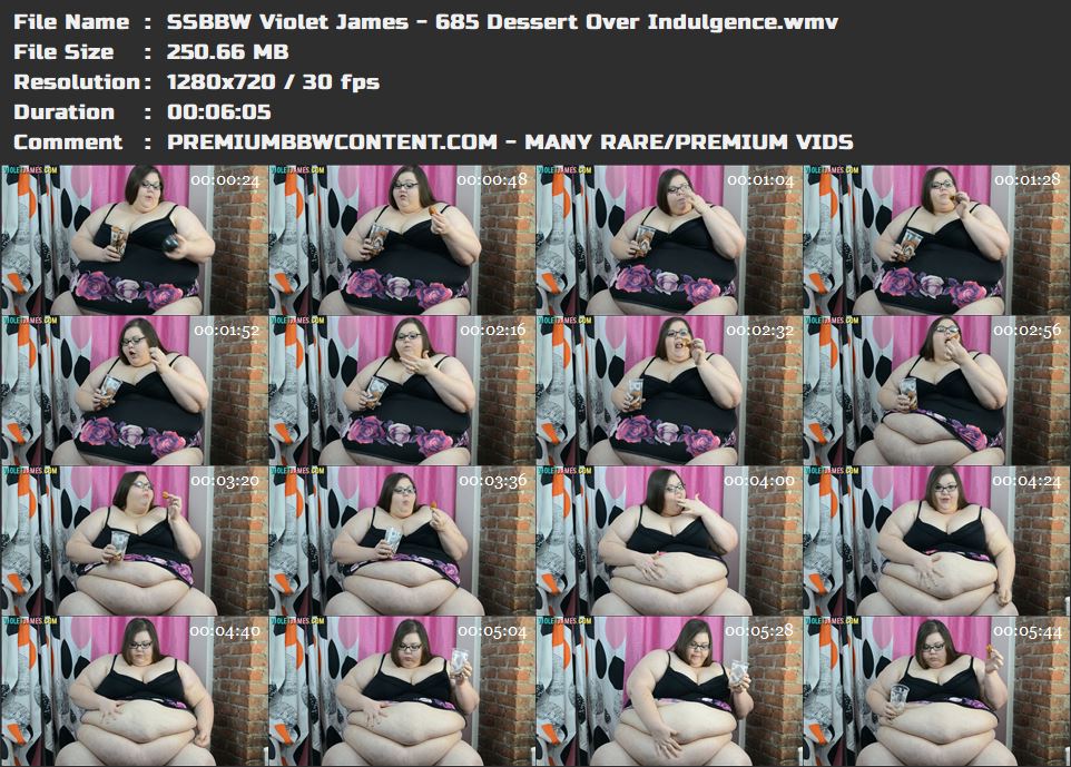 SSBBW Violet James - 685 Dessert Over Indulgence thumbnails