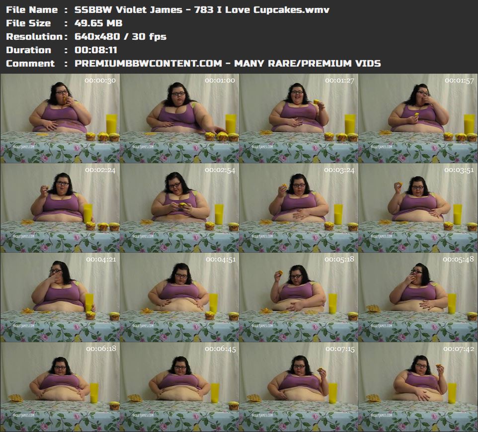 SSBBW Violet James - 783 I Love Cupcakes thumbnails