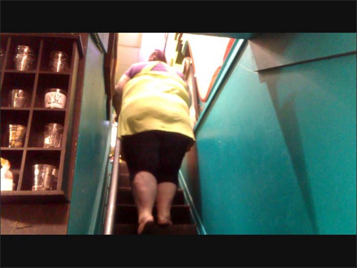 SSBBW Violet James - 815 Up the Narrow Staircase
